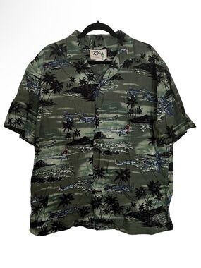 KY’s Hawaiian Tropical Short Sleeve Aloha Shirt XL